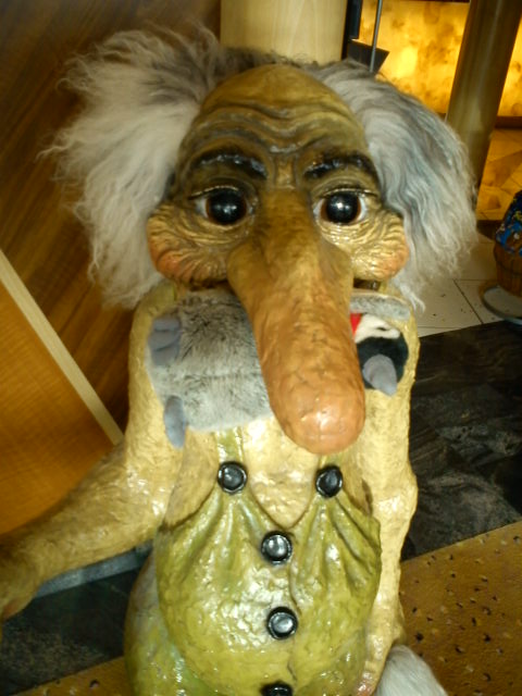 TROLL ! ! and Flapjack, [on deck on the Midnatsol]