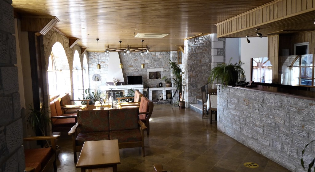 Lobby of the Mani Hotel